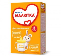 Смесь молочная Малютка 3 Детское молочко с 12 мес 350 г
