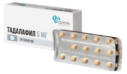 Тадалафил табл. п/о пленочной 5 мг 28 шт.