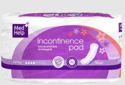 Прокладки урологические для женщин Medhelp экстра (4 капли) 10 шт.